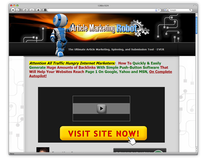 Article Marketing Robot